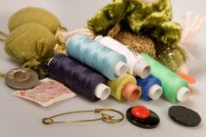 Thread Sewing Royalty Free Stock Photos