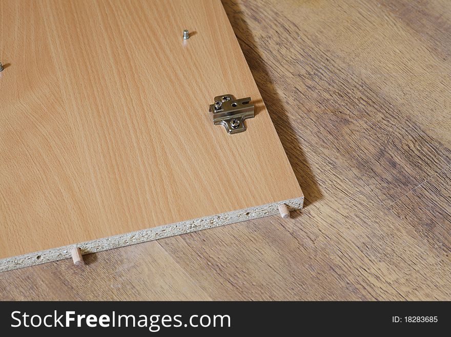 Rearrange self-assembly furniture wooden - nobody