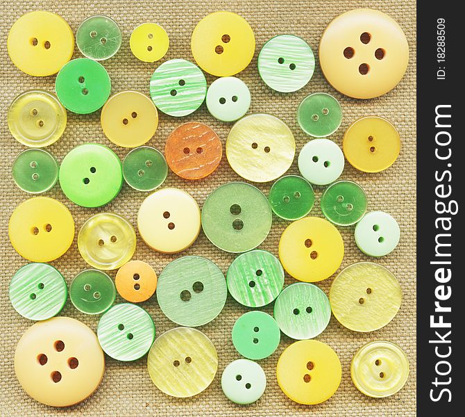Multi Colored buttons for clothing. Multi Colored buttons for clothing