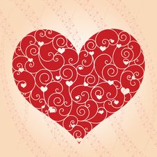 Abstract Valentine Day Greeting Card Royalty Free Stock Images Abstract Valentine Day Greeting Card Royalty Free Stock Images