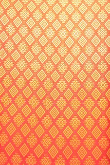 Thai Lanna Silk Pattern Texture Stock Photography Thai Lanna Silk Pattern Texture Stock Photography