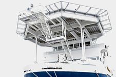 Chopper Deck On Ship Royalty Free Stock Photo Chopper Deck On Ship Royalty Free Stock Photo