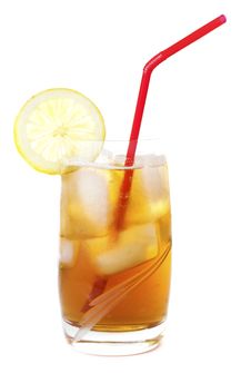 Ice Lemon Tea Stock Photo Ice Lemon Tea Stock Photo