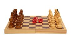 The Chess And Dice Royalty Free Stock Image The Chess And Dice Royalty Free Stock Image