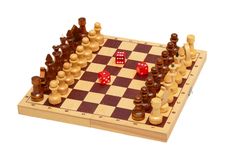 The Chess And Dice Stock Photos The Chess And Dice Stock Photos