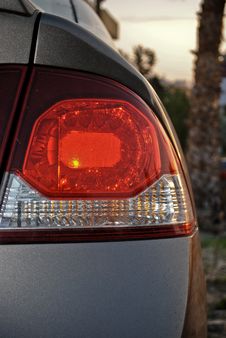 Car Tail Lights Royalty Free Stock Image Car Tail Lights Royalty Free Stock Image