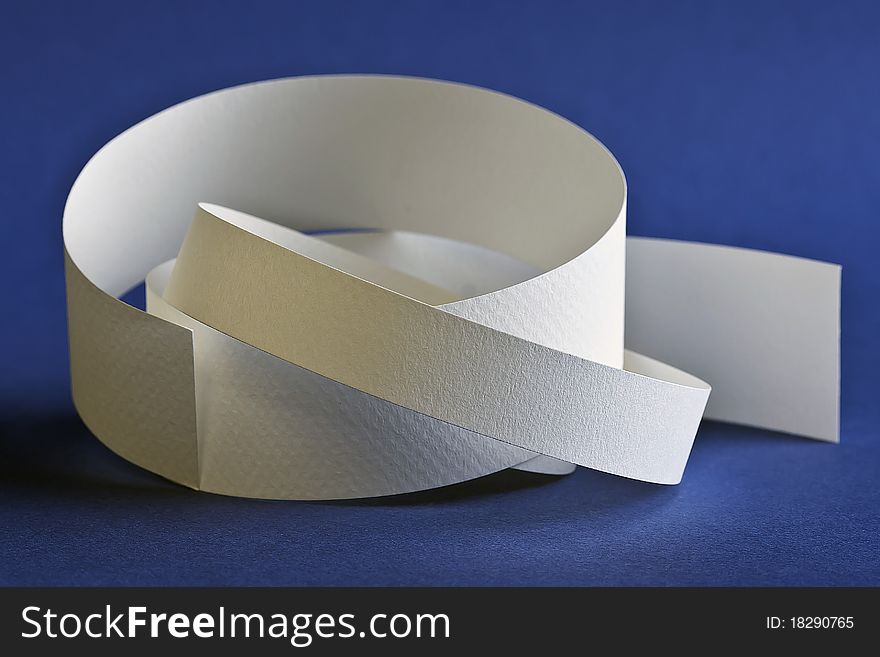 Textured circular strips on ble background. Textured circular strips on ble background