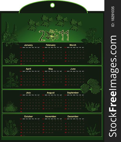 Calendar herb 2011