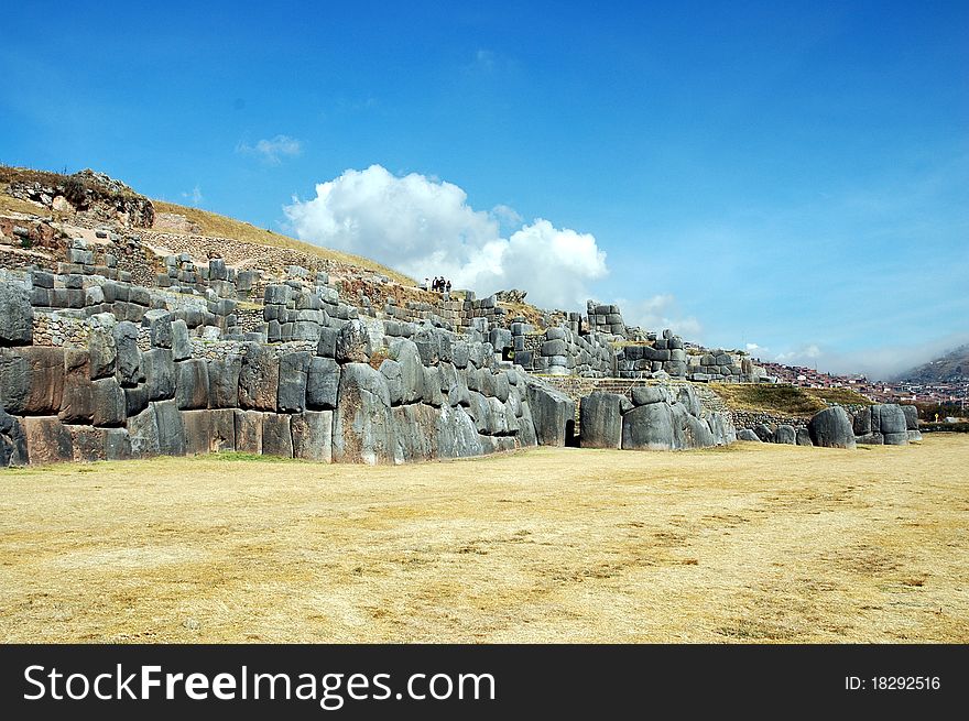 Sacsayhuaman ruins in Cuzco, Peru
