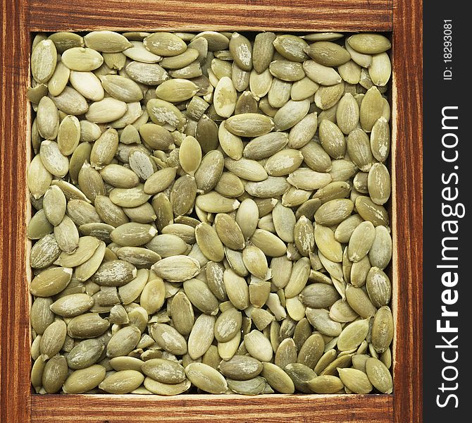 Pumpkin seeds, collection of loose products