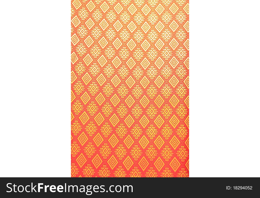 Thai Lanna Silk Pattern Texture