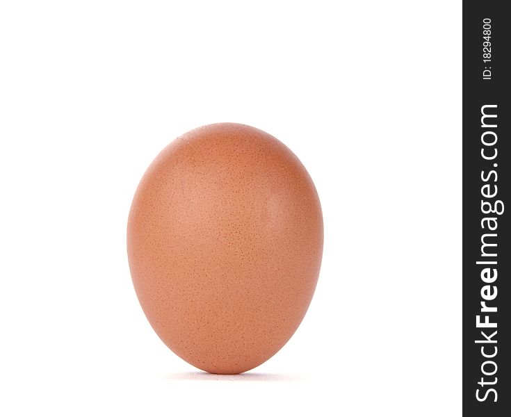 Egg isolated on a white background