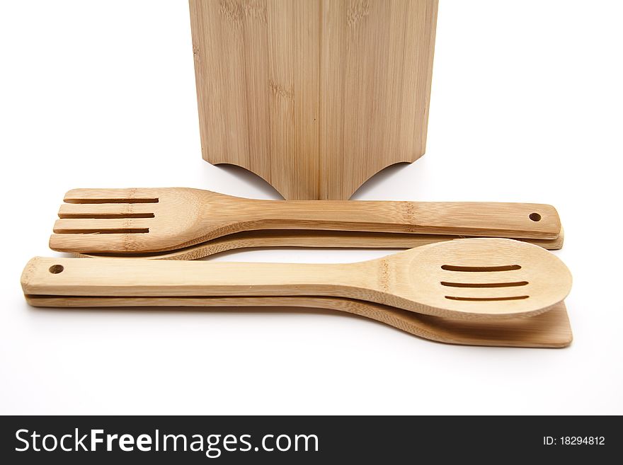 Cook spoon set of wood