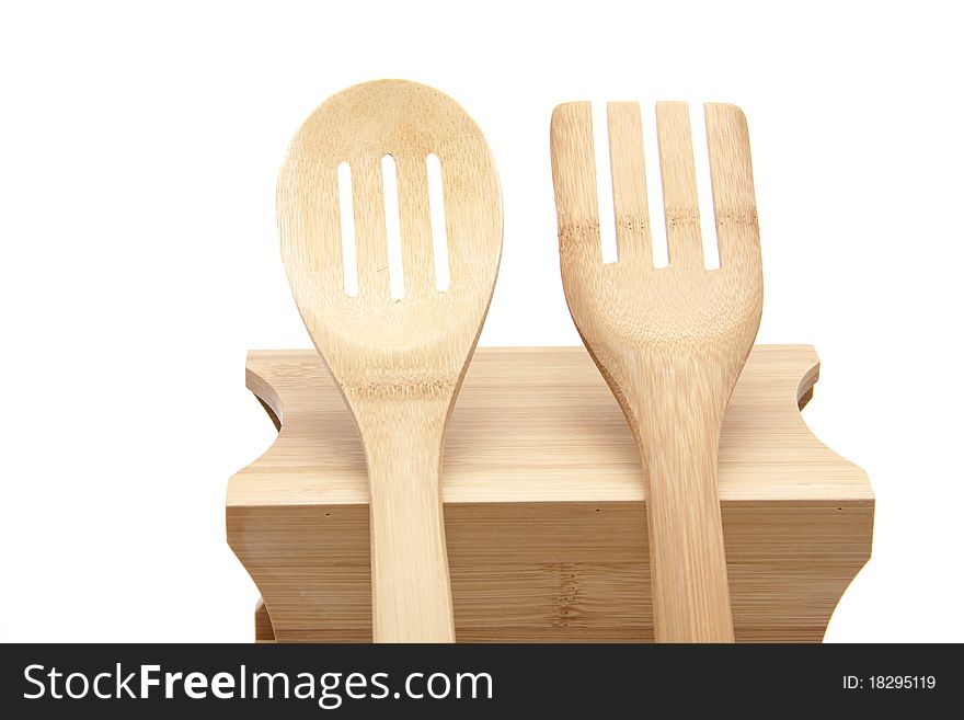 Cook spoon set of wood