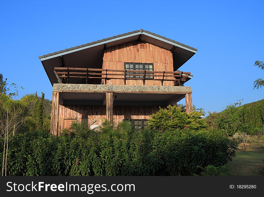 Tropical Forest Hut.