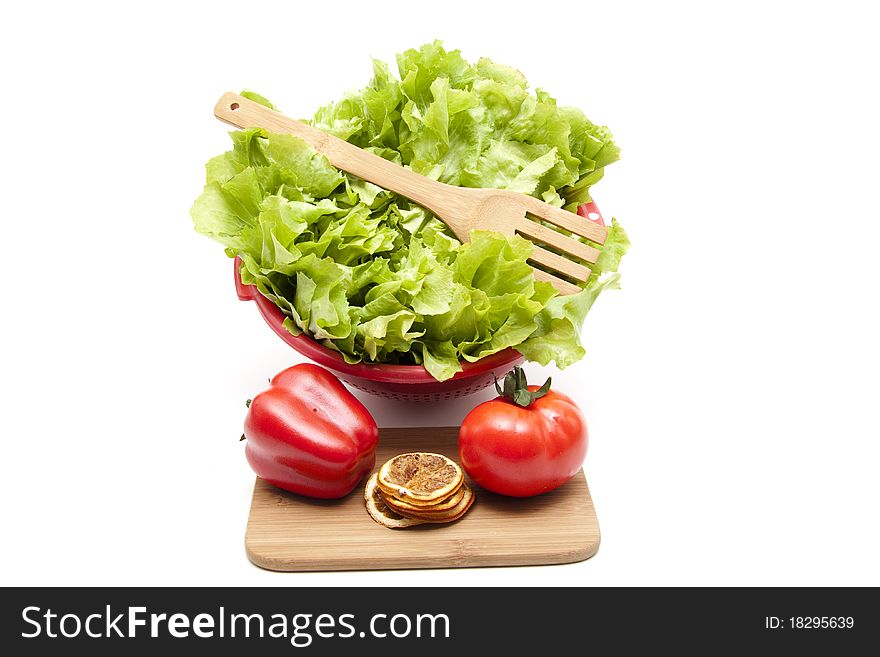 Endives Salad With Fork