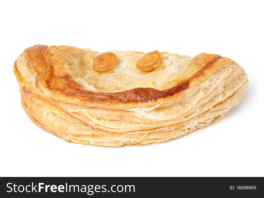 Chicken pie made with puff pastry. Chicken pie made with puff pastry