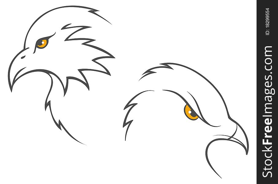 Vector illustration of Eagle simbols