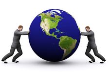 3d Earth And Man Royalty Free Stock Image 3d Earth And Man Royalty Free Stock Image