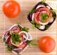 Tomato Salad Royalty Free Stock Image Tomato Salad Royalty Free Stock Image