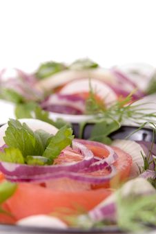 Tomato Salad Royalty Free Stock Photo Tomato Salad Royalty Free Stock Photo