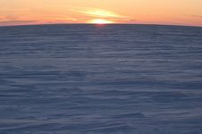 A Sunrise Is In The North Above Ice Royalty Free Stock Photography A Sunrise Is In The North Above Ice Royalty Free Stock Photography