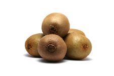 Kiwi Fruits Isolated On White Stock Image Kiwi Fruits Isolated On White Stock Image