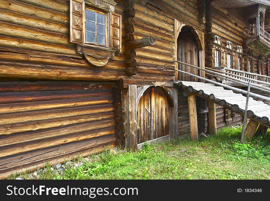 Old farmer house in Russia. Old farmer house in Russia
