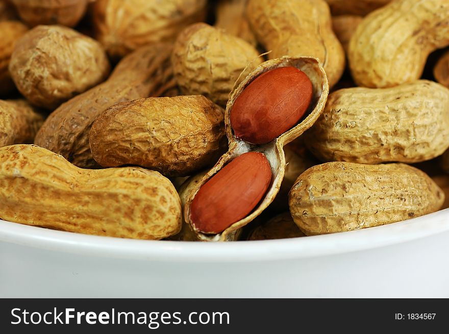 Peanuts, a healthy snack food. Peanuts, a healthy snack food.