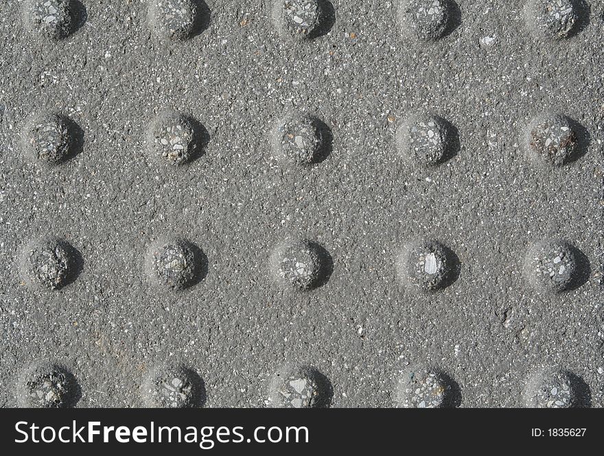 Pavement texture gray background round