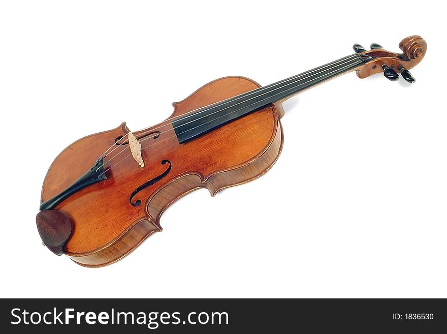 Old violin of master Faciebat Anno 1713 year