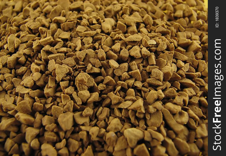 Close-up of instant coffee