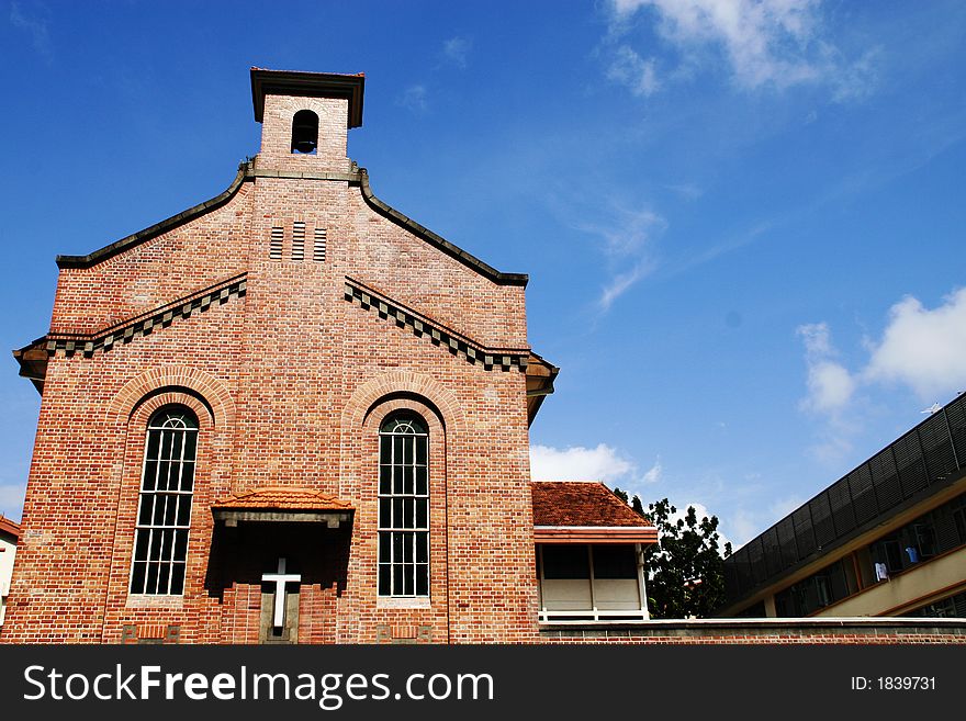 This is an old church found in Singapore. It is located at Bugis street area.