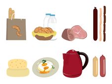 Traditional Breakfast Set Stock Image