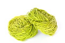 Green Pasta Royalty Free Stock Photography Green Pasta Royalty Free Stock Photography