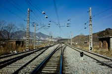 Mountain Railway Royalty Free Stock Photo Mountain Railway Royalty Free Stock Photo