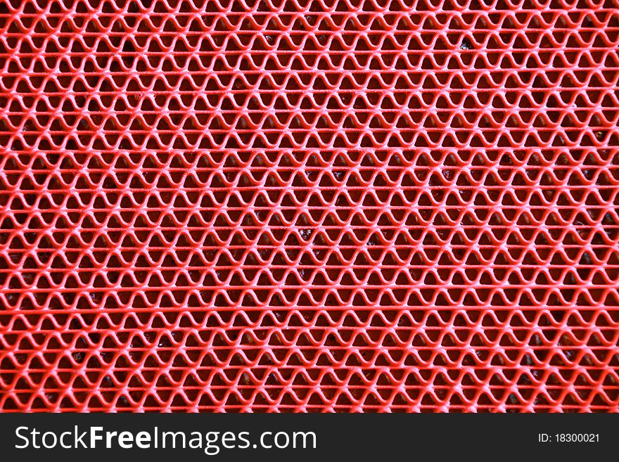 Red Curly Zigzag Mat Texture