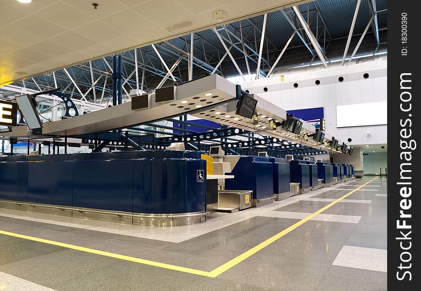 Airport Check-in Counters