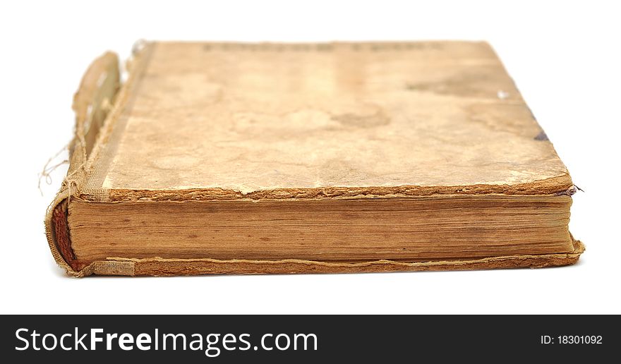 Old book on white background