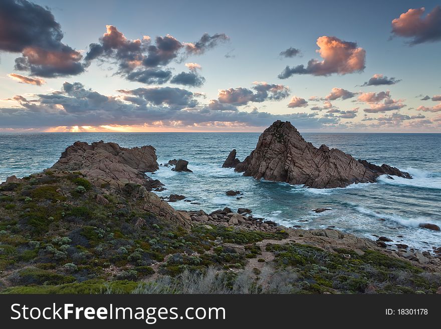 Sugarloaf Rock is visited by many tourists as it is the most western part of Australia. Sugarloaf Rock is visited by many tourists as it is the most western part of Australia