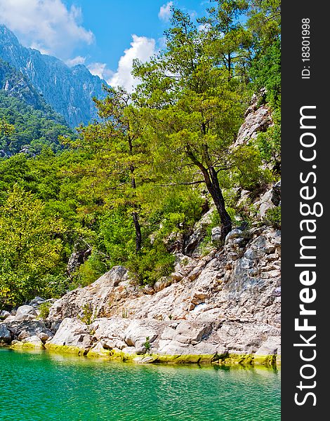 View of the canyon Goynuk in Taurus Mountains. Turkey. View of the canyon Goynuk in Taurus Mountains. Turkey