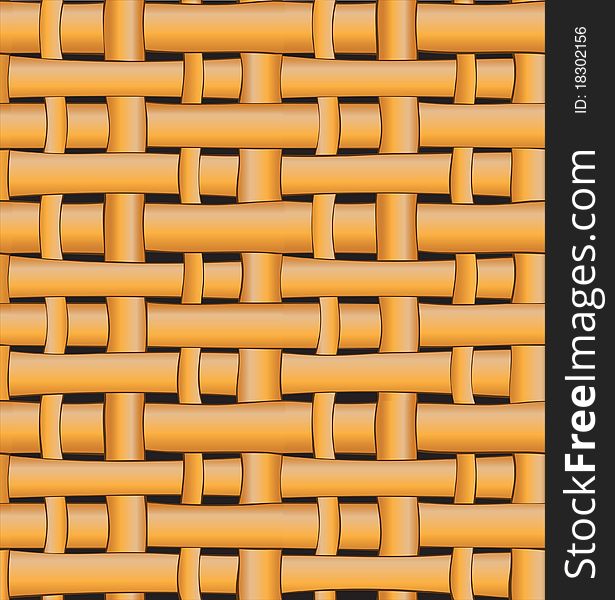 Seamless wicker basket pattern background. Vector illustration. Seamless wicker basket pattern background. Vector illustration.