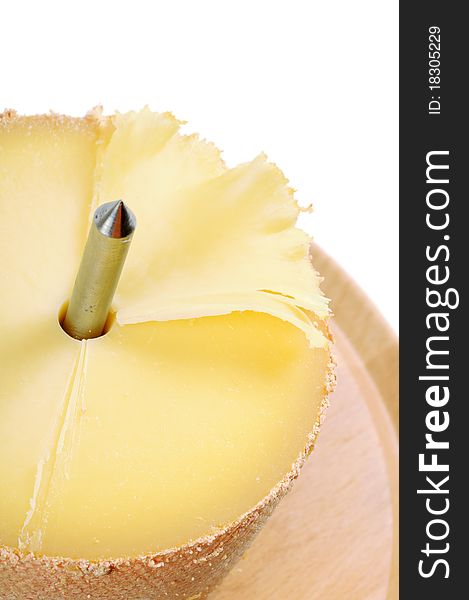 Decorated Cheese On Girolle