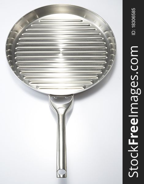 Image of cooking pan in white background