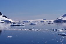 Icebergs In Antarctica Royalty Free Stock Photography