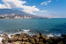 Yalta Embankment Royalty Free Stock Photo Yalta Embankment Royalty Free Stock Photo