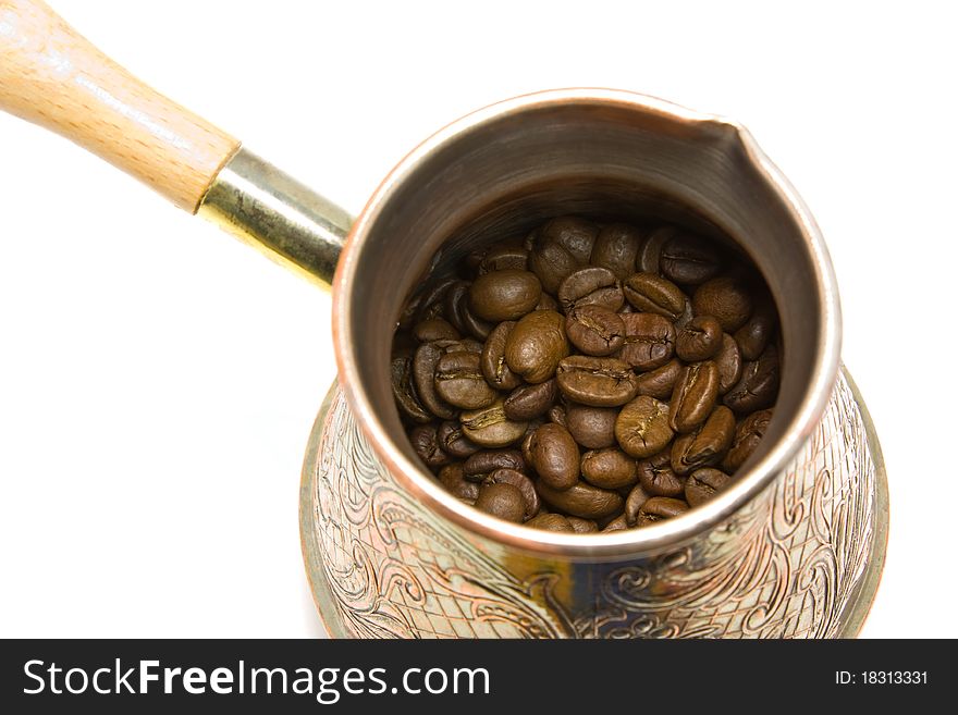 Turk And Coffee Beans