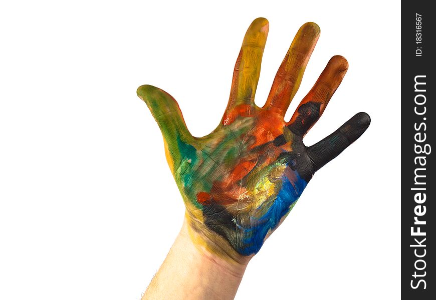 Coloured Hand