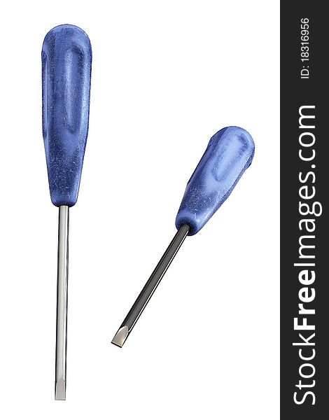 Screwdriver, isolated on a white background