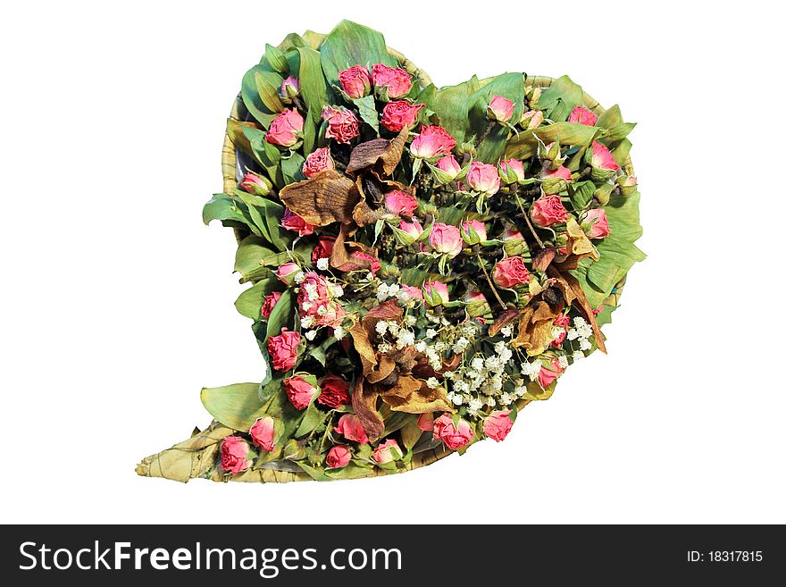 Stock Photo Heart of roses